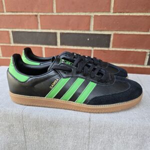 Adidas Samba MLS Team Austin FC Men's Size 10.5  New Black and Green